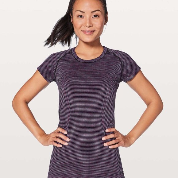 lululemon athletica Tops - Lululemon Swiftly Tech Hip-Length Short Sleeve Crew in Pink Paradise, S